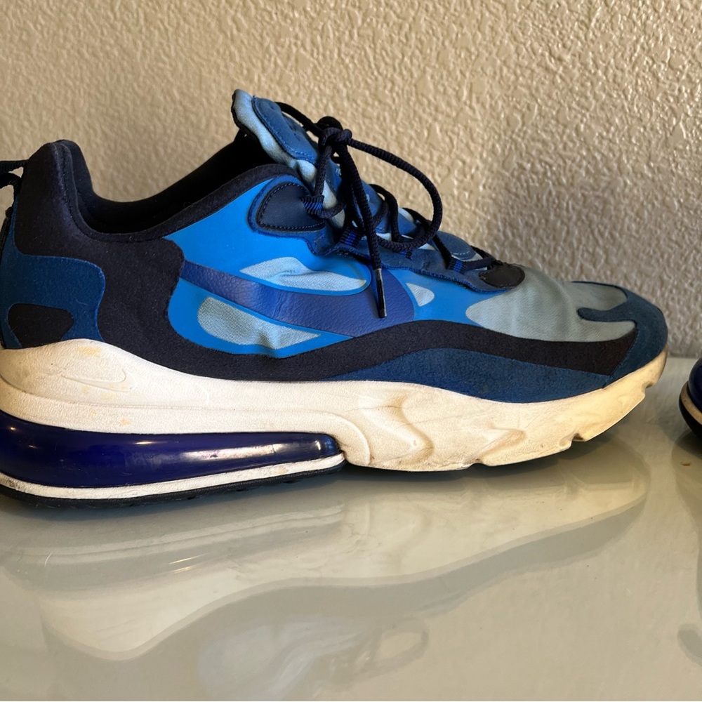 Size 13 - Nike Air Max 270 React Pacific Blue Pre… - image 6